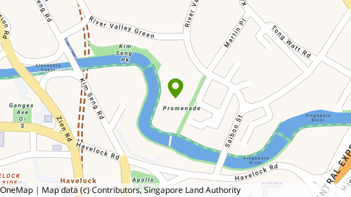 Map showing the location of Rivergate