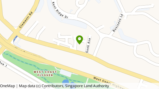 Map showing the location of Pasir Panjang Lodge