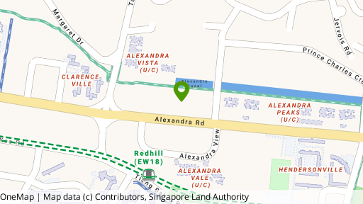 Map showing the location of Tanglin View
