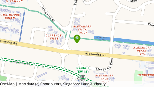 Map showing the location of Tanglin Regency