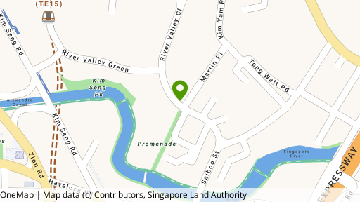 Map showing the location of Martin Edge