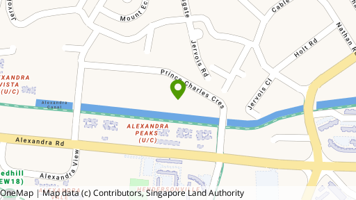 Map showing the location of Principal Garden