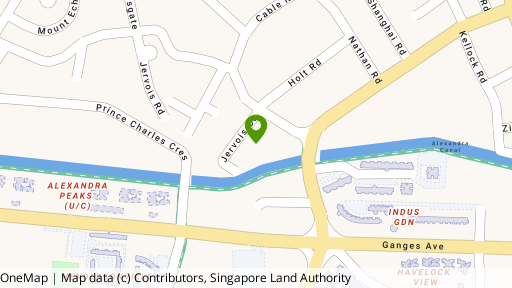 Map showing the location of One Jervois