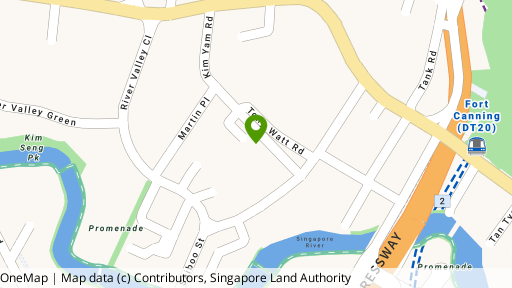Map showing the location of Gambier Court