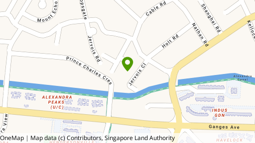 Map showing the location of Jervois Court (Terminated)