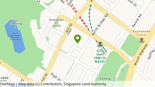 Map showing the location of Eden Residences Capitol