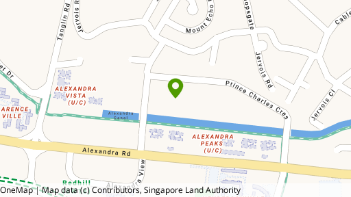 Map showing the location of The Crest