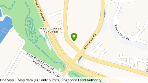 Map showing the location of Greenacres (Terminated)