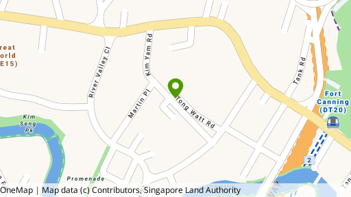 Map showing the location of 35 Kim Yam Road