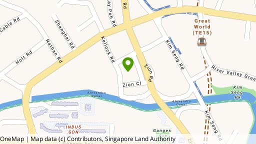 Map showing the location of Melrose Park