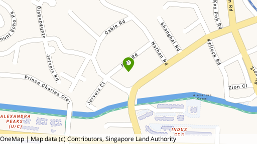Map showing the location of Seven Holt Road