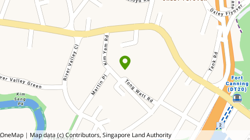 Map showing the location of Waterford Residence