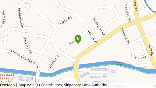 Map showing the location of Holt Residences