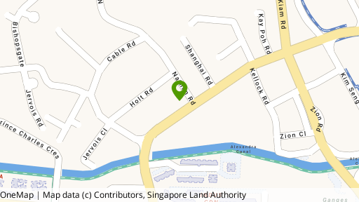 Map showing the location of Crystal Court