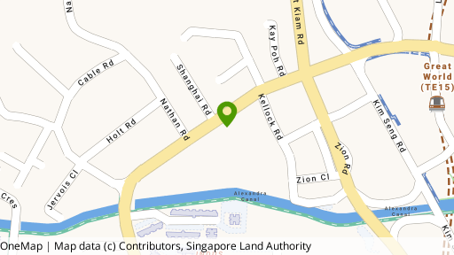 Map showing the location of RV Residences