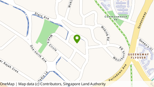 Map showing the location of Bloomsbury Residences