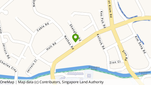 Map showing the location of Loft @ Nathan