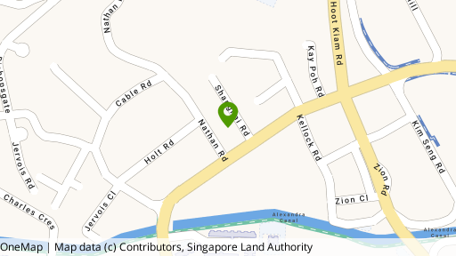 Map showing the location of Shanghai One