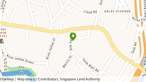 Map showing the location of Langston Ville