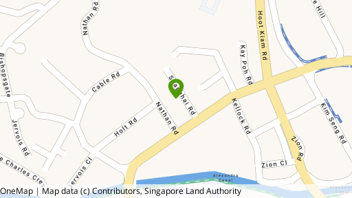 Map showing the location of Queensberry Lodge