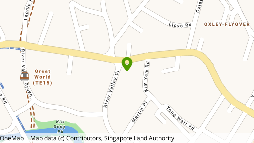 Map showing the location of Chen Yuan Apartment (Terminated)