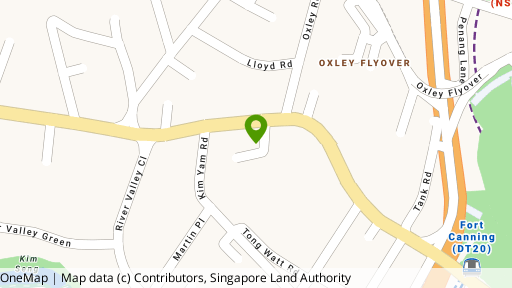 Map showing the location of Pine Residences
