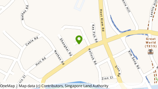 Map showing the location of Mutiara View
