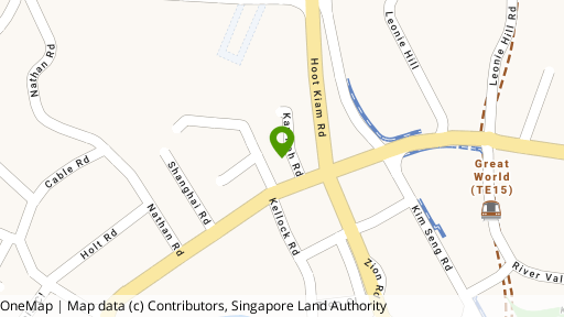 Map showing the location of Mutiara Crest