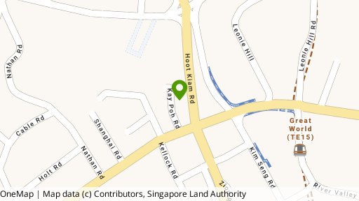 Map showing the location of Kasturina Lodge