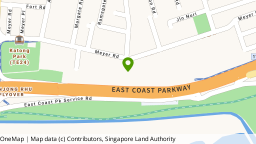 Map showing the location of Meyer Mansion