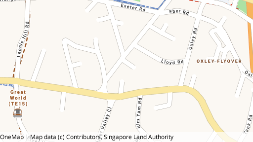 Map showing the location of Killiney Apartments