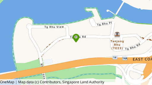 Map showing the location of Parkshore