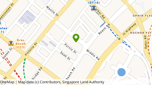 Map showing the location of PH Building