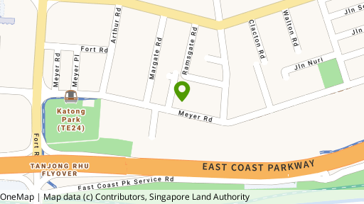 Map showing the location of La Meyer