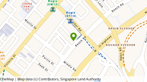 Map showing the location of Premier Centre