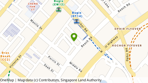 Map showing the location of Liang Seah Court