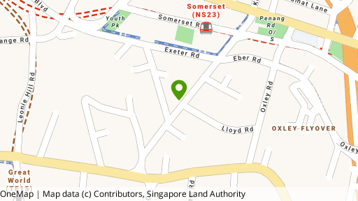 Map showing the location of Killiney 118