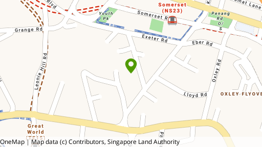 Map showing the location of Devonshire Apartments