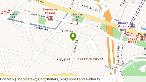 Map showing the location of Villa Madeleine