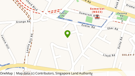 Map showing the location of The Suites At Central