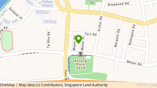 Map showing the location of Meyer Residence