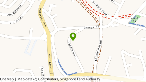 Map showing the location of Leonie Suites