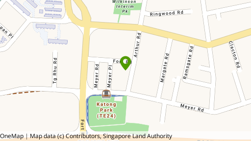 Map showing the location of Arthur Mansions
