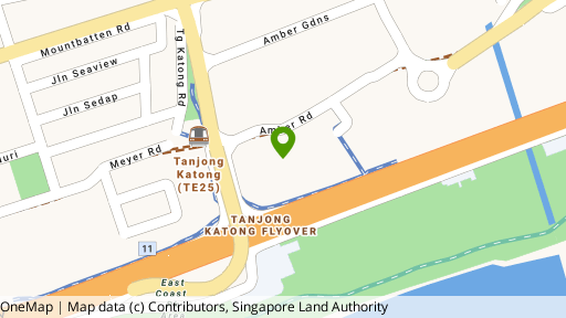 Map showing the location of Parkway Mansion