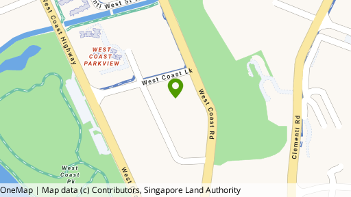 Map showing the location of West Bay Condominium