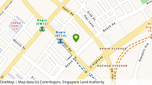 Map showing the location of Duo Residences
