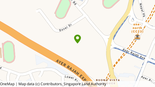 Map showing the location of Dover Drive GLS