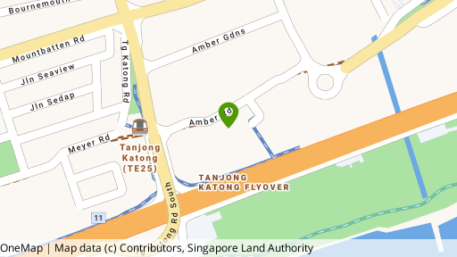Map showing the location of Parkway Apartment