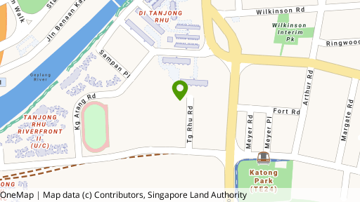 Map showing the location of Emerald East