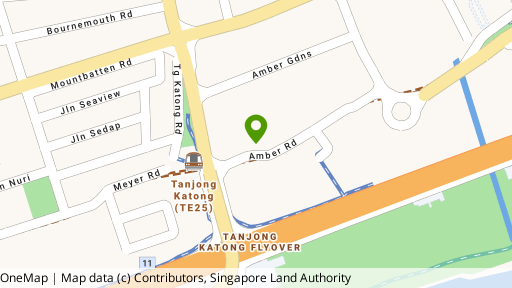 Map showing the location of Amber Apartments